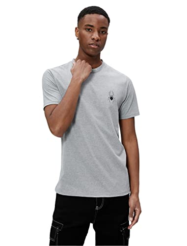 Koton Men Spider Printed T-Shirt Crew Neck Short Sleeve von Koton