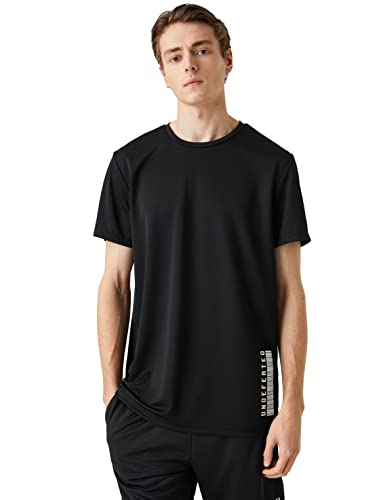 Koton Men Sport T-Shirt Tag Printed Crew Neck Short Sleeve von Koton