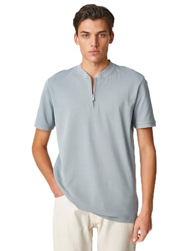 Koton Men Varsity T-Shirt Crew Neck Short Sleeve Slogan Printed von Koton