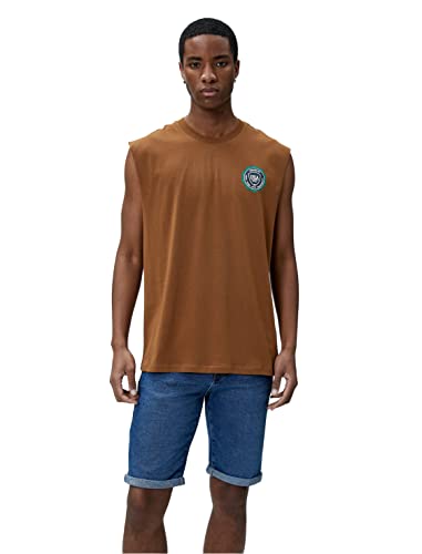 Koton Men Varsity Tanktop Printed Crew Neck Sleeveless Cotton von Koton