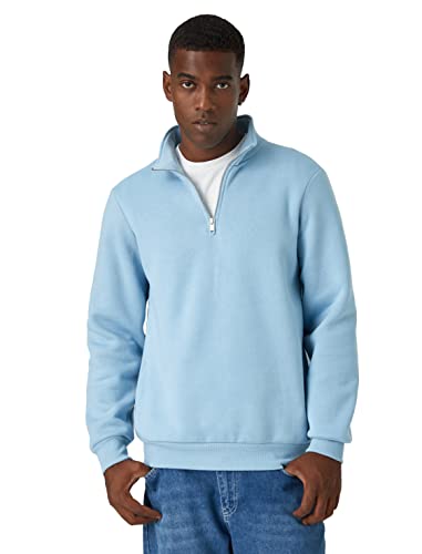 Koton Men Zipper Detailed Sweatshirt High Neck von Koton