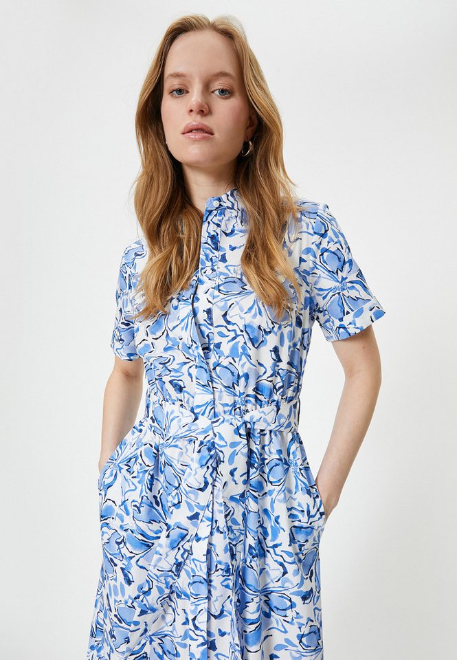 Koton Midikleid Midi Länge Button-Down Midikleid Koton Midikleid Midi Länge Button-Down Midikleid von Koton