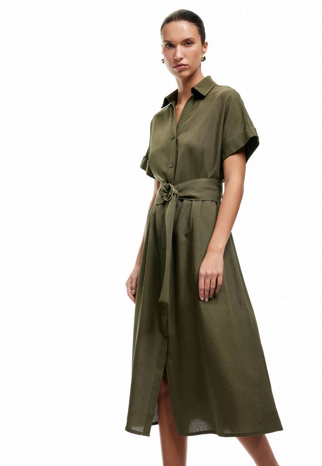 Koton Midikleid Midi Länge Button-Down Midikleid von Koton