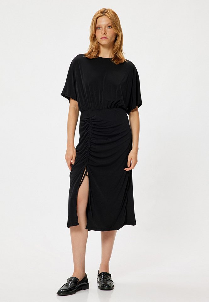 Koton Midikleid Midi Länge Gerafft Koton Midikleid Midi Länge Gerafft von Koton