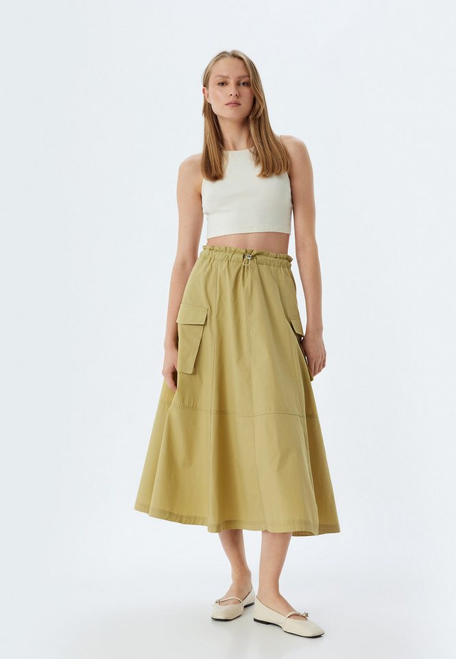 Koton Midirock Midi Länge A Form von Koton