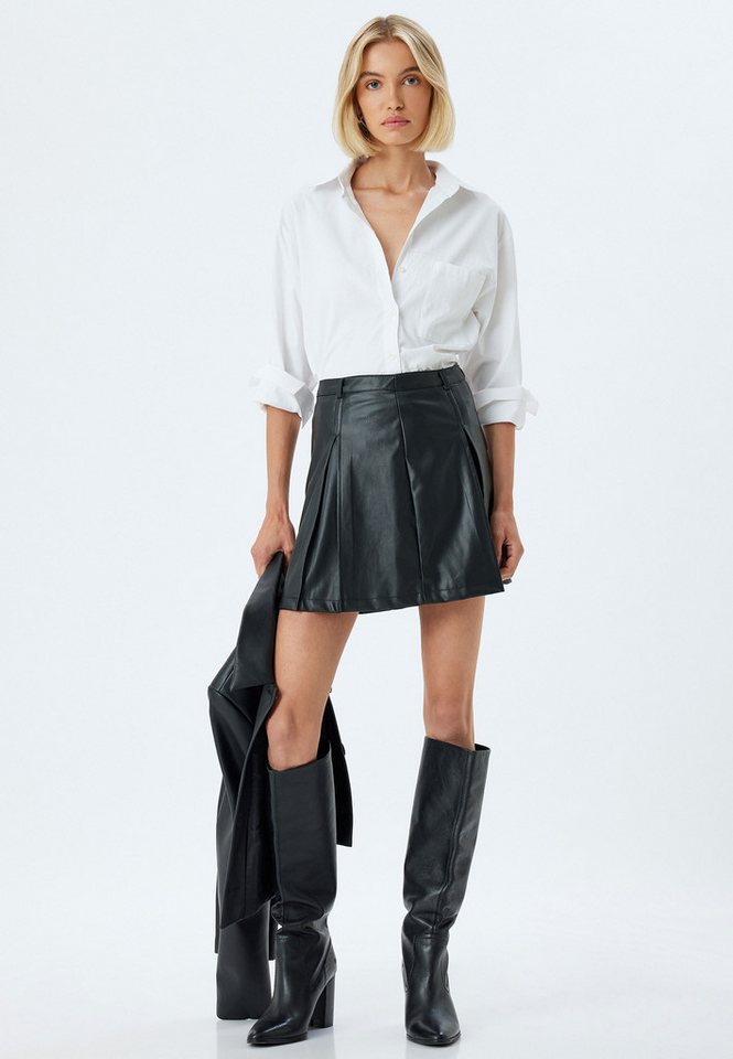 Koton Minirock Mini Länge Dickes Plissee von Koton