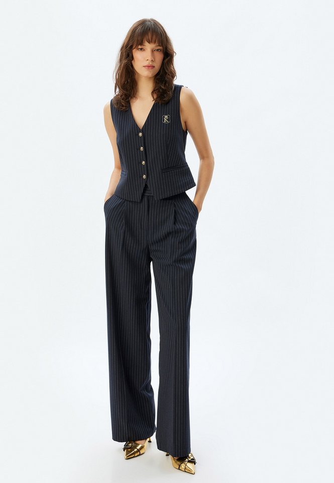 Koton Palazzohose Hohe Leibhöhe Wide Leg Koton Palazzohose Hohe Leibhöhe Wide Leg von Koton