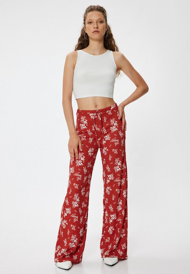 Koton Palazzohose Hohe Leibhöhe Wide Leg von Koton