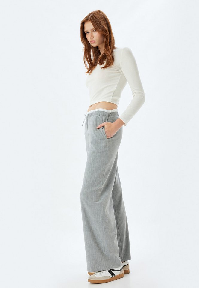 Koton Palazzohose Hohe Leibhöhe Wide Leg von Koton