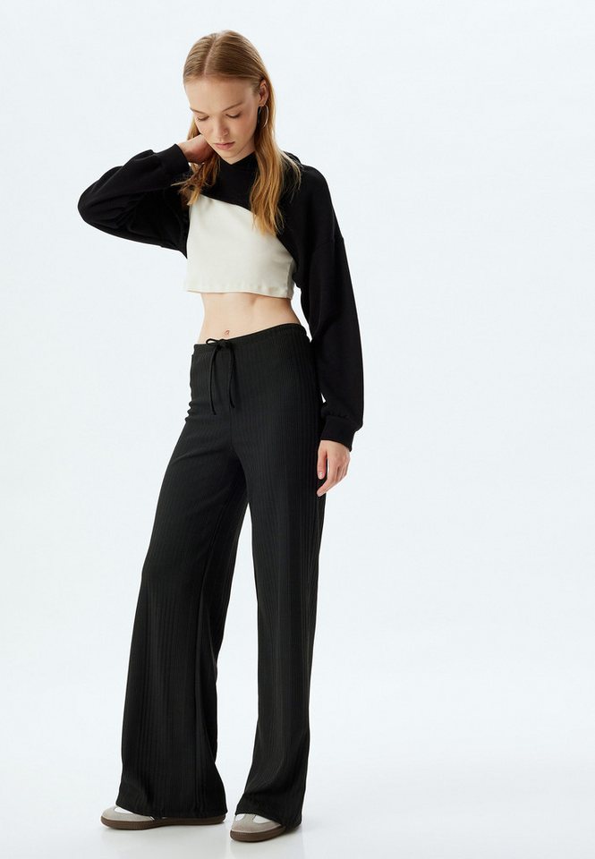 Koton Palazzohose Hohe Leibhöhe Wide Leg von Koton