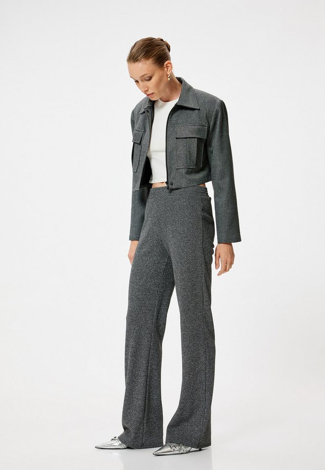 Koton Palazzohose Normale Leibhöhe Wide Leg von Koton