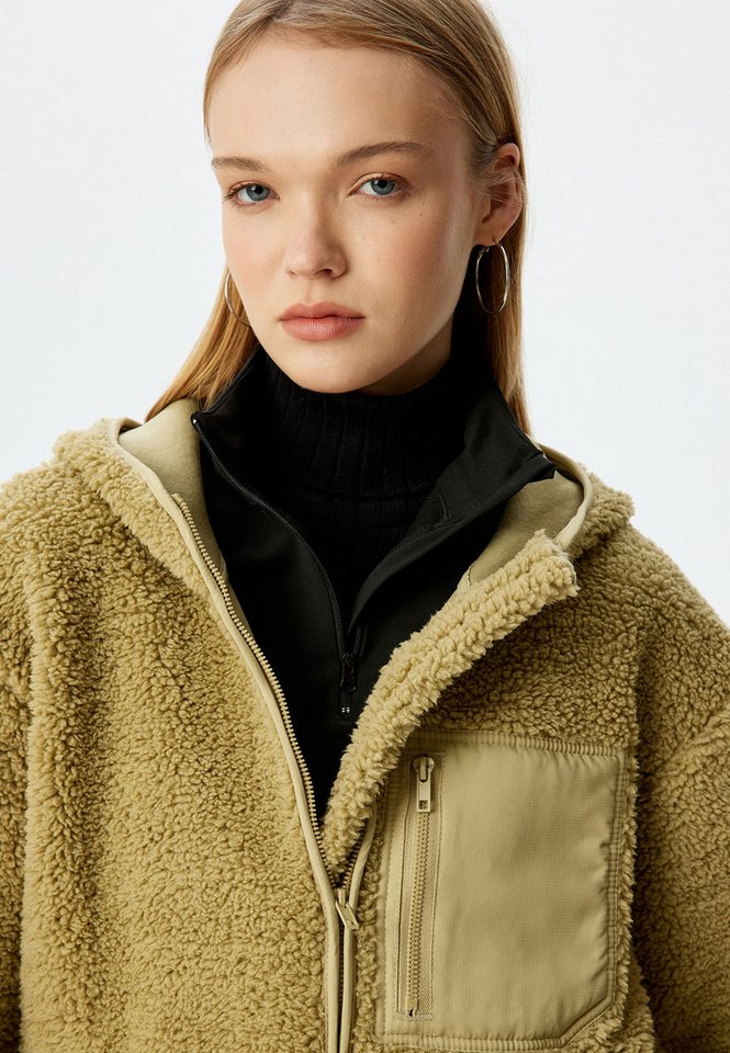 Koton Plüschjacke Relax Basic Plüschjacke von Koton
