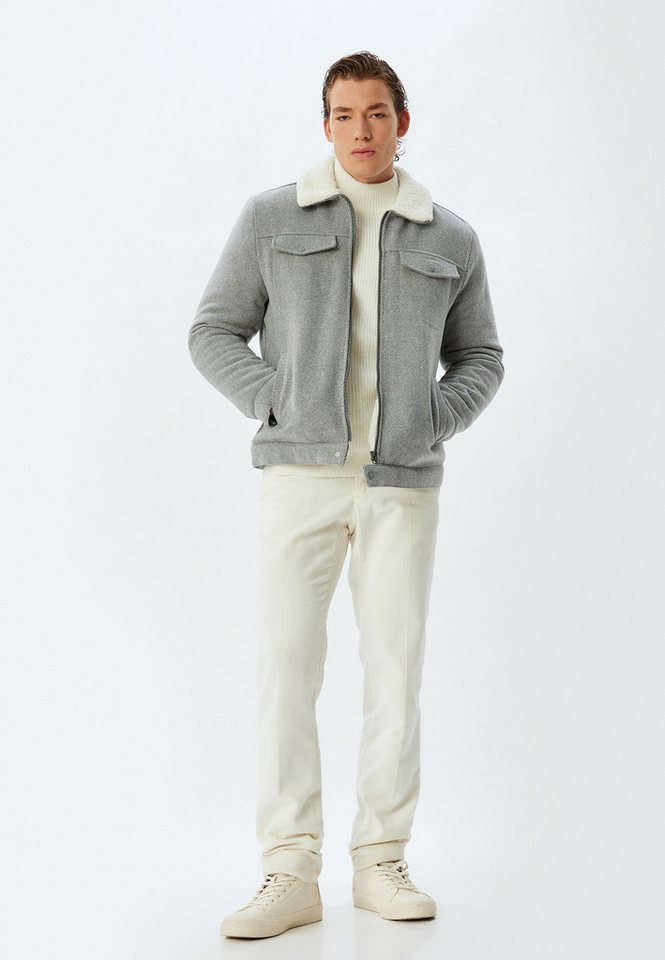 Koton Plüschjacke Slim Trucker von Koton