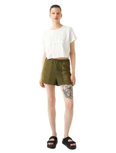 Koton Pocket Detail Elastic Waist Mini Shorts Koton Pocket Detail Elastic Waist Mini Shorts von Koton