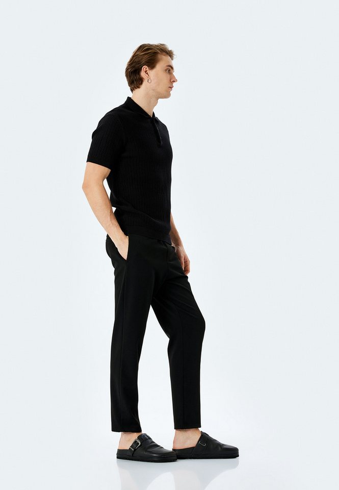 Koton Relaxhose Normale Leibhöhe Slim Relaxhose von Koton