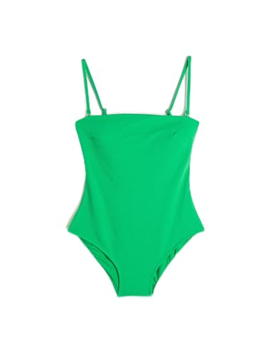 Koton Removable Strappy Halter Neck Ruffle Basic Swimsuit von Koton