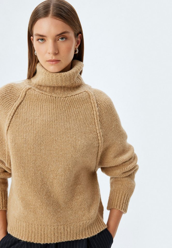 Koton Rollkragenpullover Rollkragen Oversize Rollkragenpullover von Koton