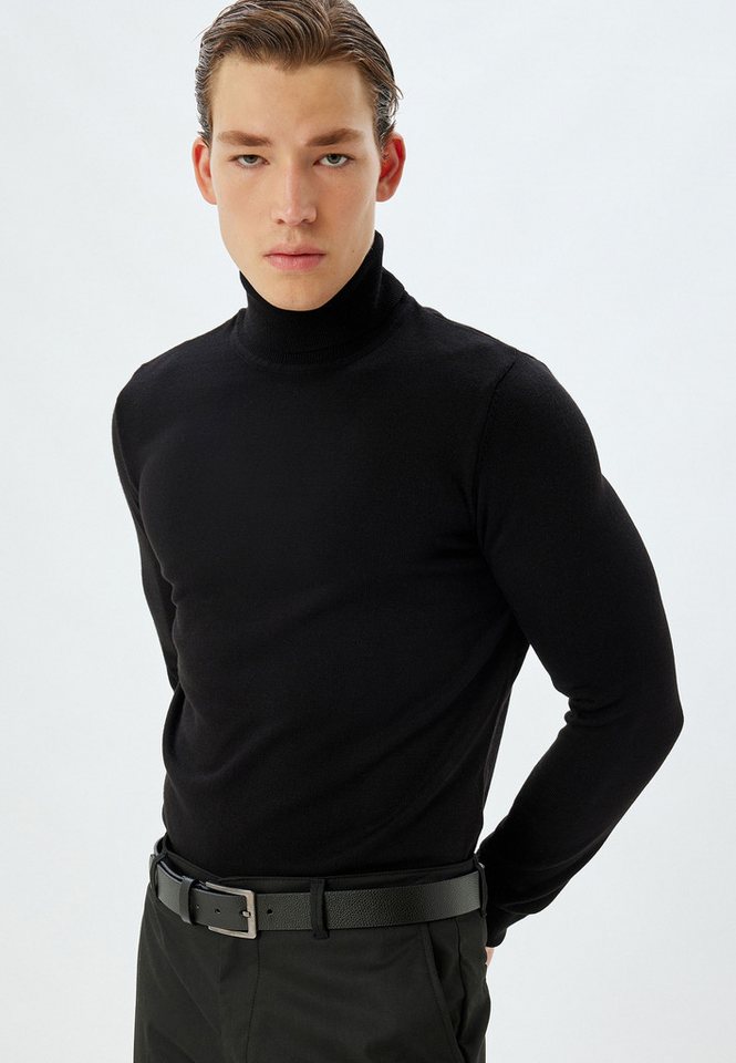 Koton Rollkragenpullover Rollkragen Regular Rollkragenpullover von Koton