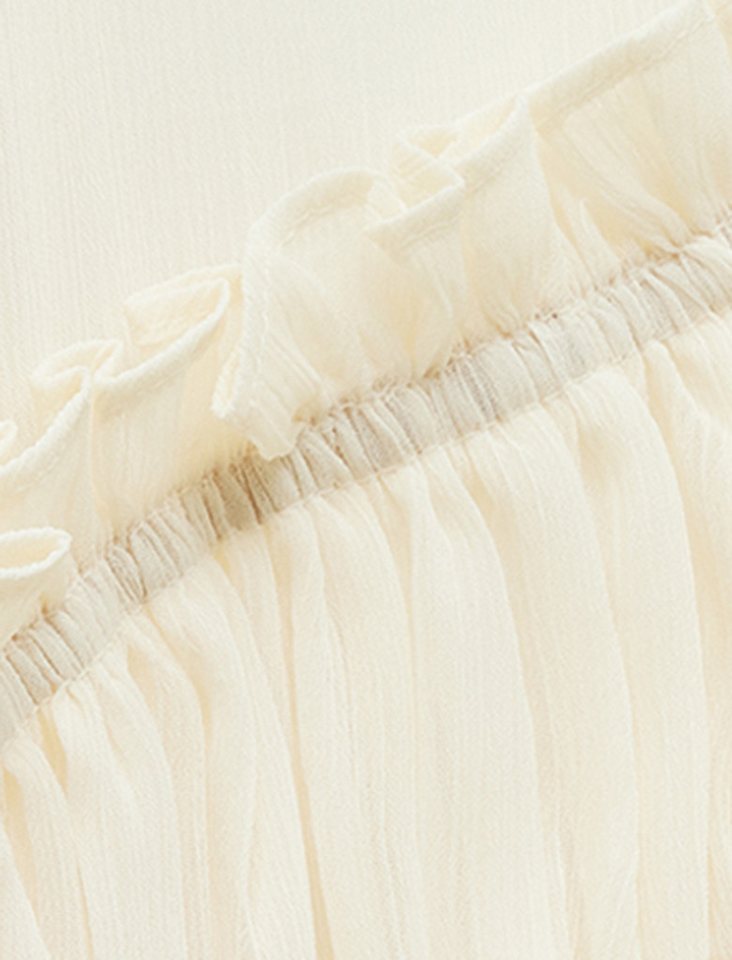 Koton Rüschenbluse Langärmelig V-Kragen Rüschenbluse von Koton