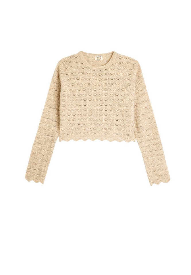 Koton Rundhalspullover Rundhalsausschnitt Ajour von Koton