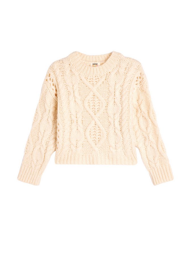 Koton Rundhalspullover Rundhalsausschnitt Ajour von Koton