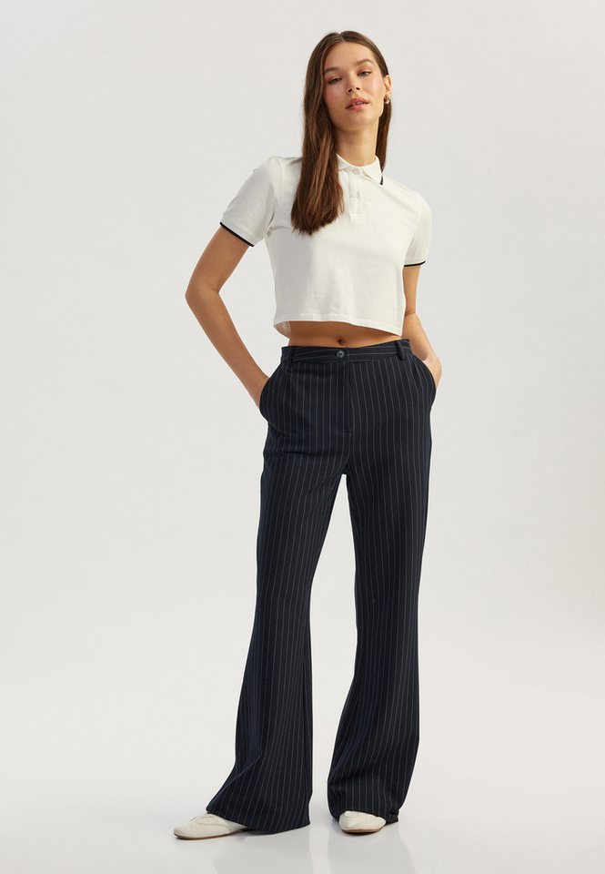 Koton Schlaghose Normale Leibhöhe Flare Schlaghose von Koton