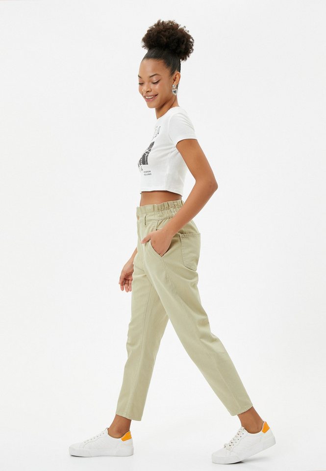 Koton Relax-fit-Jeans Hohe Leibhöhe Baggy Relax-fit-Jeans von Koton