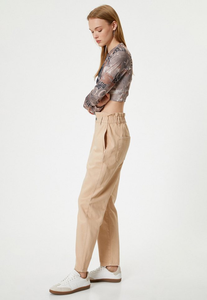 Koton Schlupfhose Hohe Leibhöhe Baggy von Koton