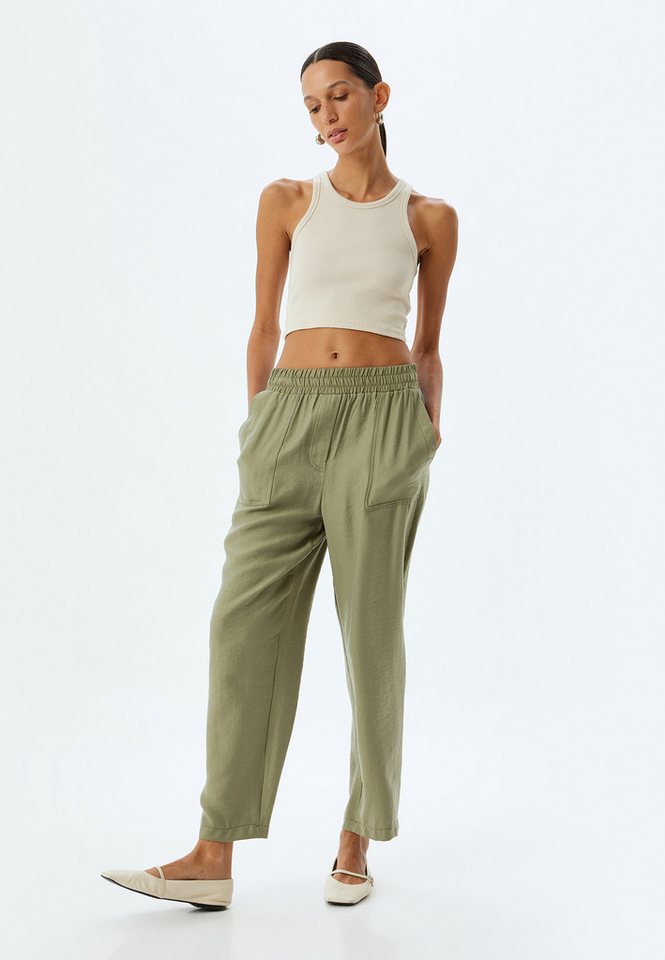 Koton Schlupfhose Hohe Leibhöhe Straight von Koton