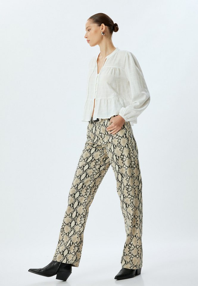 Koton Schlupfhose Normale Leibhöhe Longer Straight von Koton