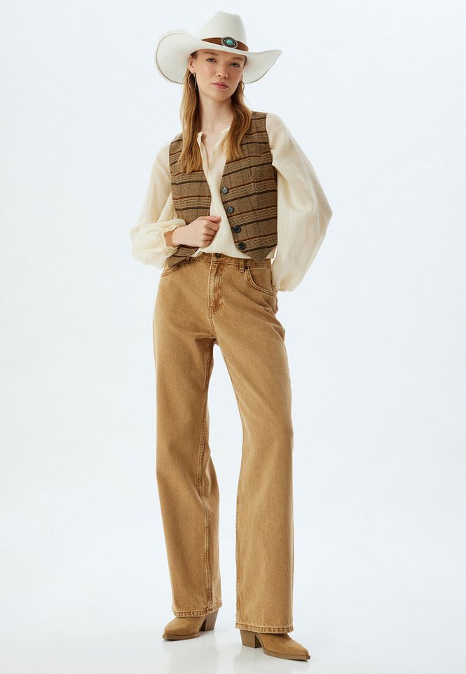 Koton Schlupfhose Normale Leibhöhe Straight von Koton