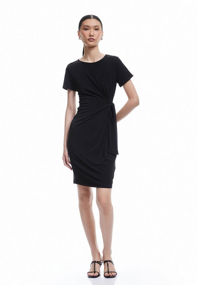 Koton Scubakleid Midi Länge Rundhalsausschnitt Scubakleid von Koton