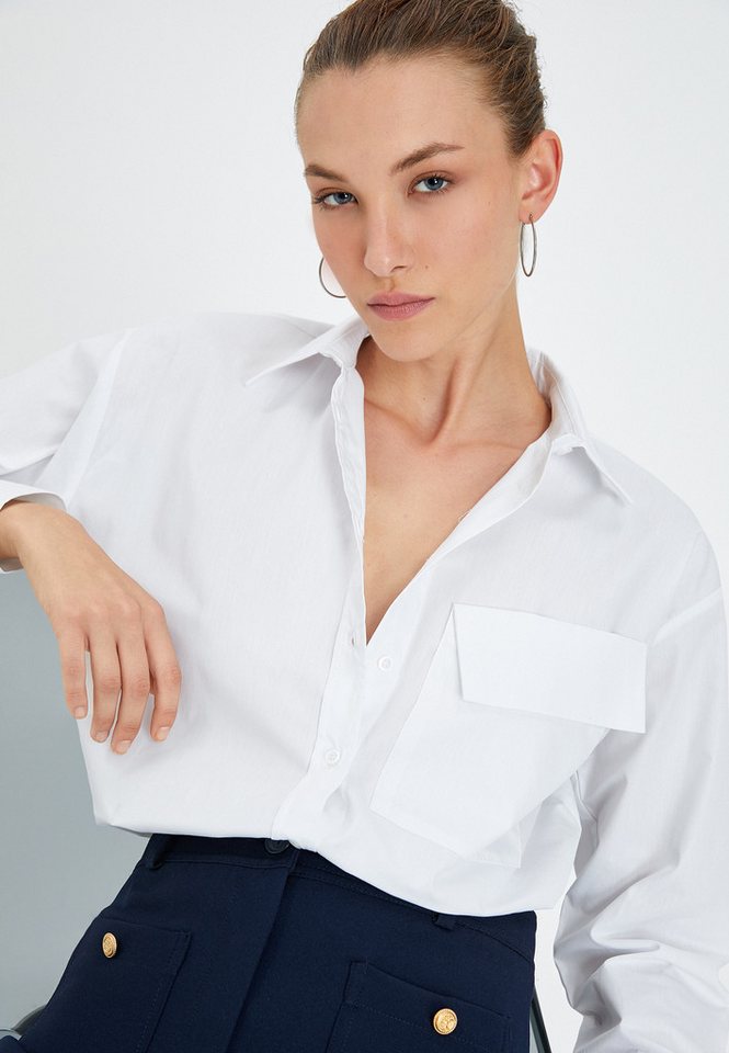 Koton Langarmshirt Langärmelig Regular Shirt Koton Langarmshirt Langärmelig Regular Shirt von Koton