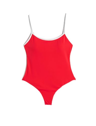 Koton Spaghetti Strappy Binding Detail Padded Swimsuit von Koton