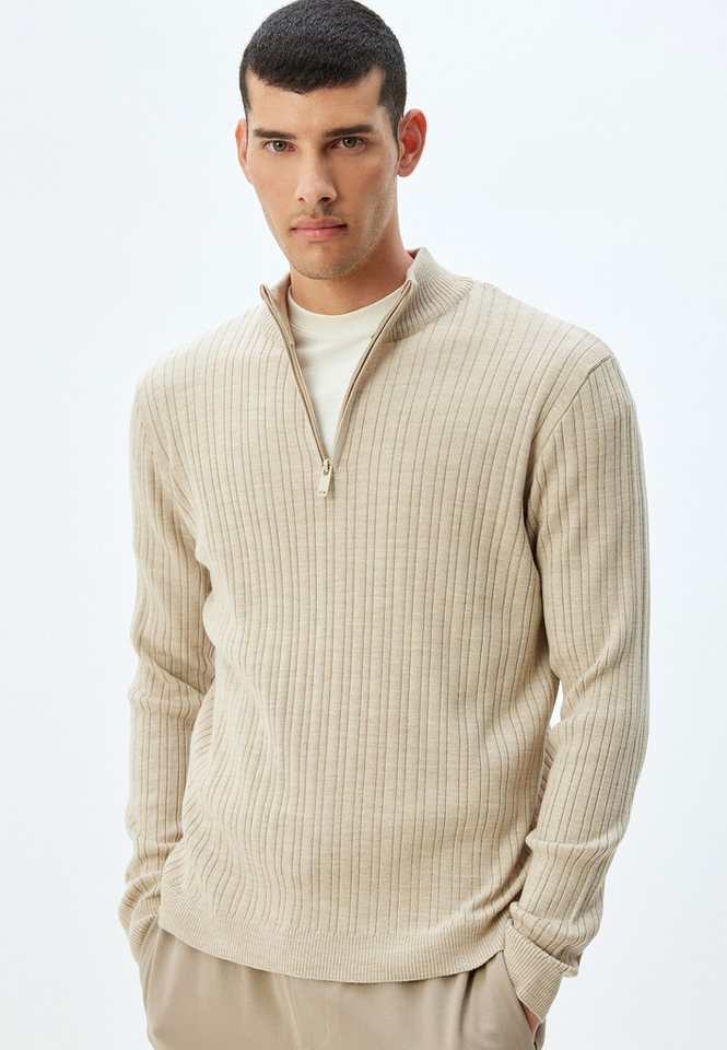 Koton Stehkragenpullover Standkragen Regular von Koton