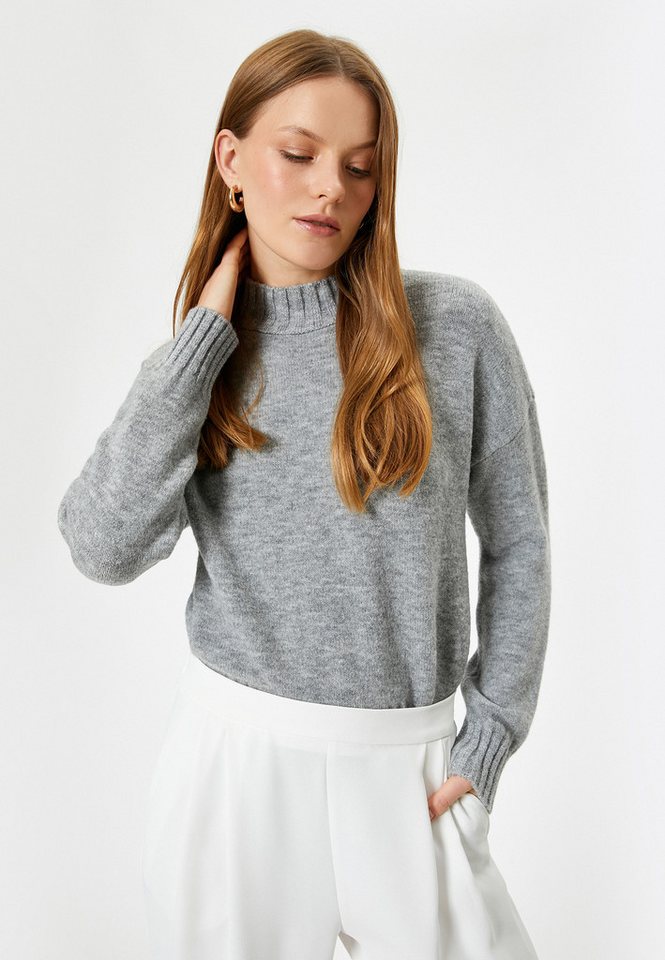 Koton Stehkragenpullover Standkragen Regular von Koton