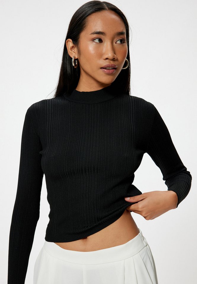 Koton Stehkragenpullover Standkragen Regular von Koton