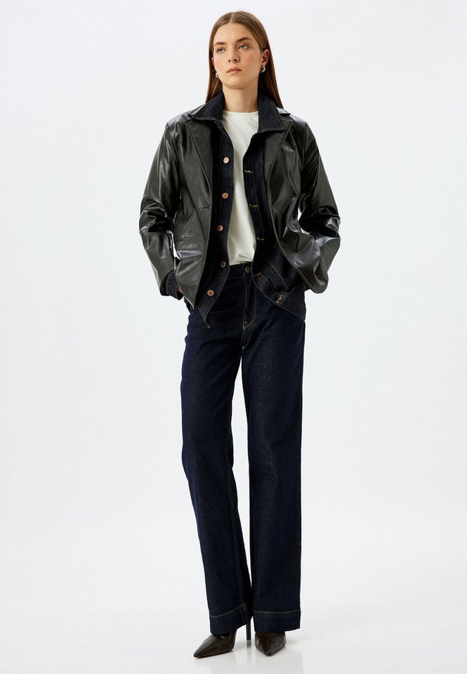 Koton Straight-Jeans Denim Longer Straight Straight-Jeans von Koton