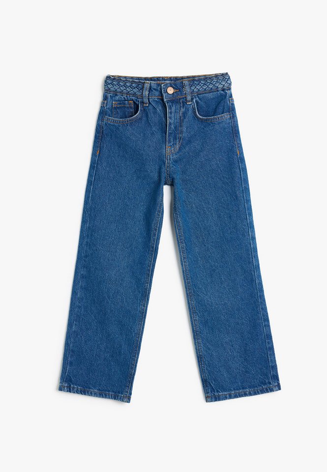 Koton Straight-Jeans Normale Leibhöhe Straight von Koton