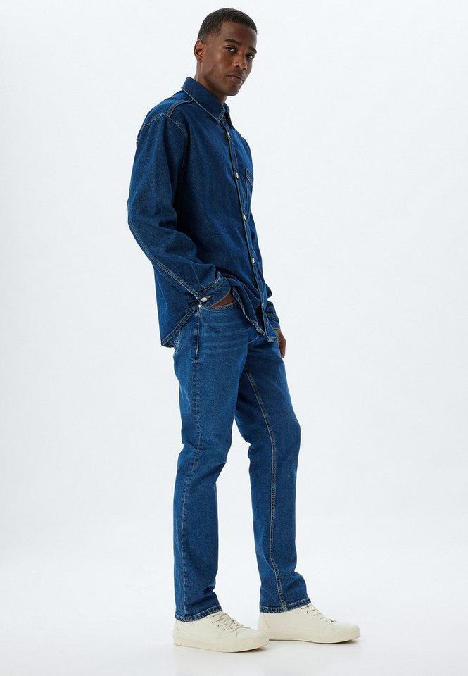 Koton Straight-Jeans Normale Leibhöhe Straight von Koton