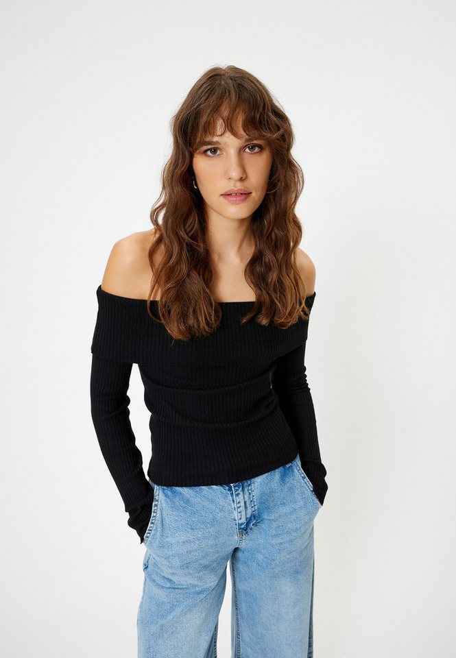 Koton Strickpullover Halb Schulterfrei Regular von Koton
