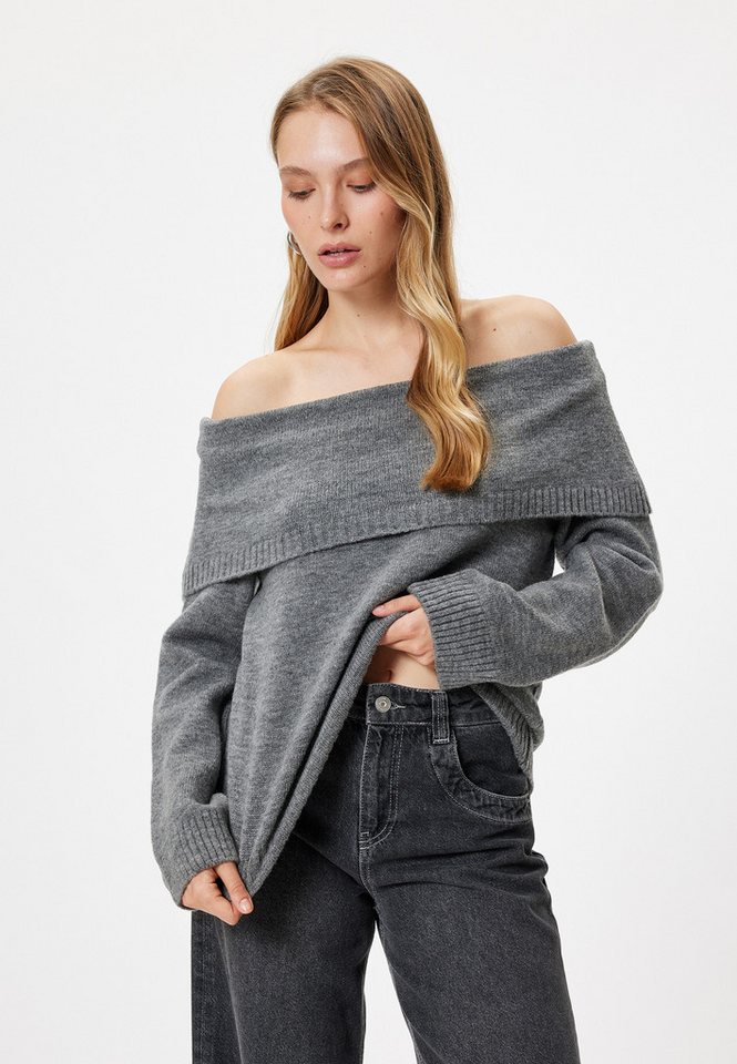 Koton Strickpullover Halb Schulterfrei Regular von Koton