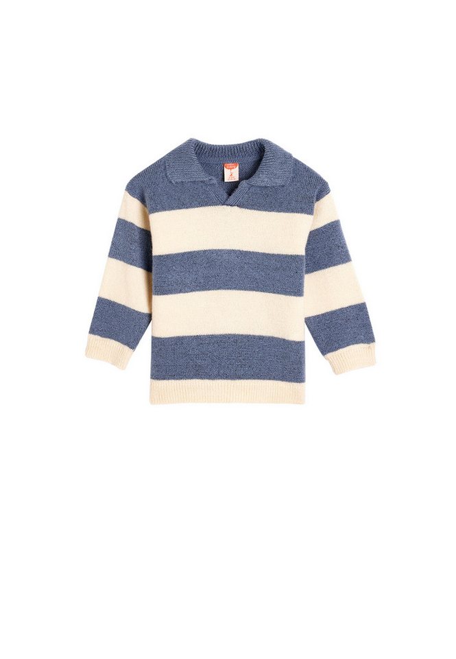 Koton Strickpullover Hemdkragen Mit Farbblock von Koton