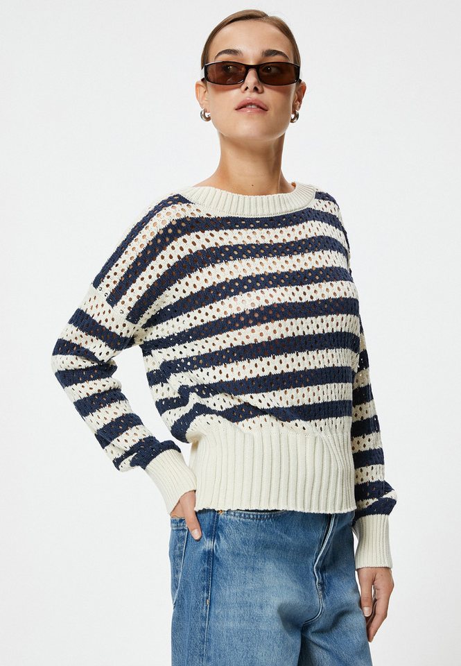 Koton Strickpullover U-Boot-Kragen Oversize von Koton