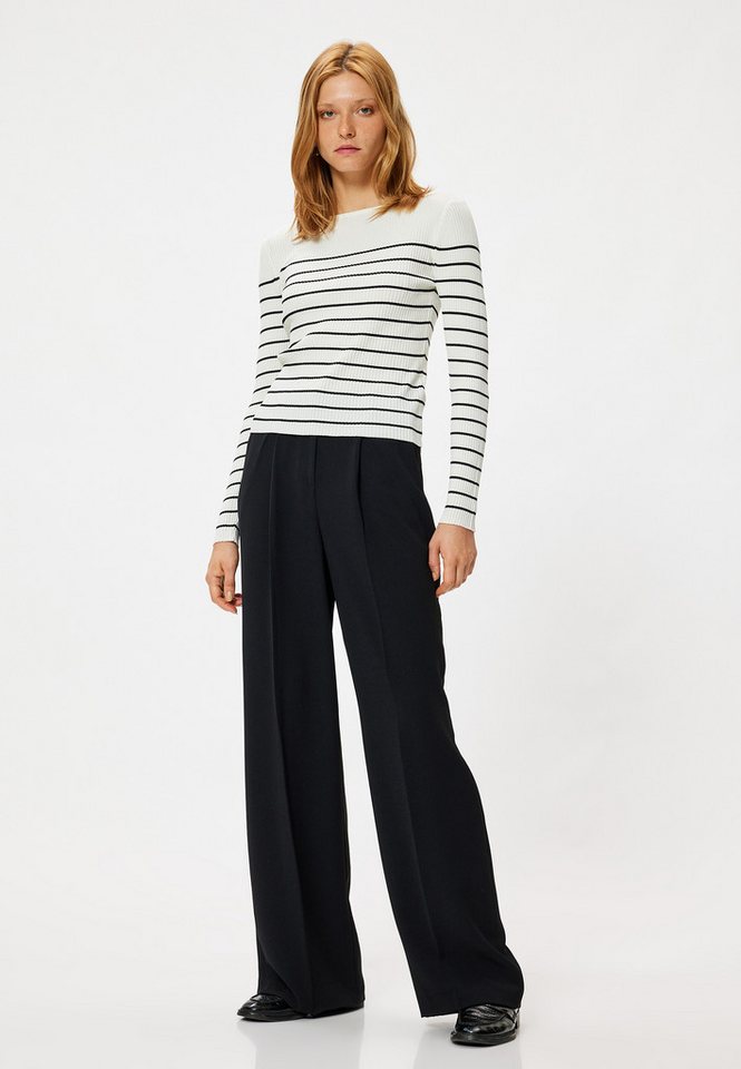 Koton Strickpullover U-Boot-Kragen Regular von Koton