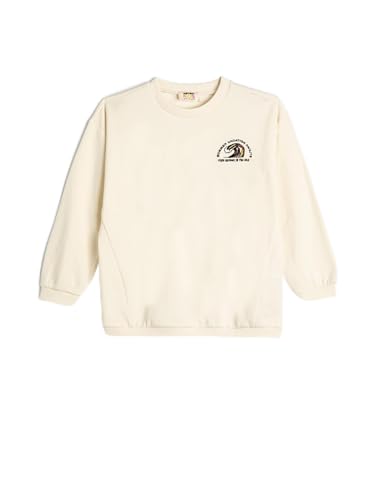 Koton Sweat Long Sleeve Crew Neck Printed Detail Soft Interior von Koton