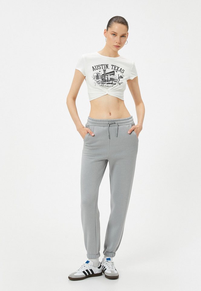 Koton Sweathose Jogger Kordelzug Taille von Koton
