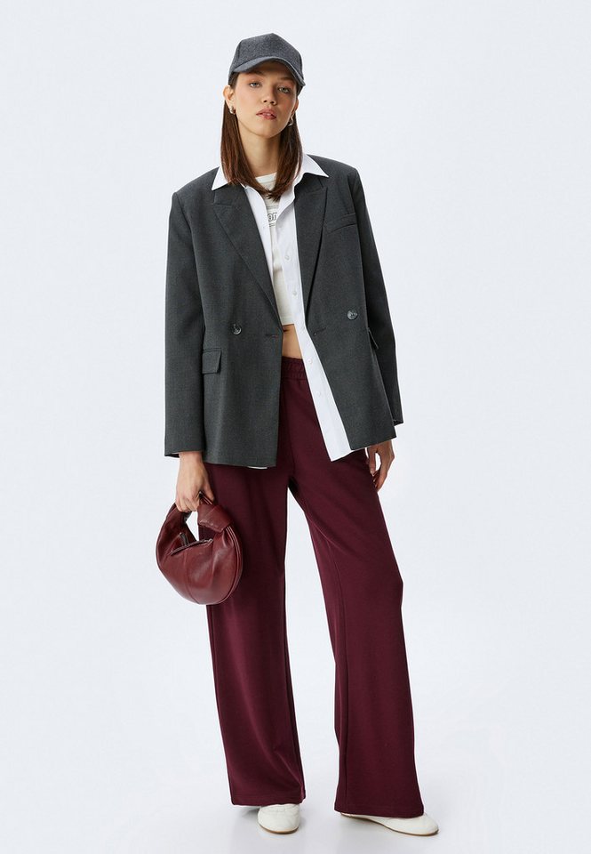 Koton Sweathose Wide Leg Relax Sweathose von Koton