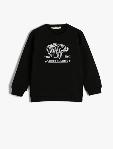 Koton Sweatshirt Long Sleeve Crew Neck Tiger Printed Detail von Koton