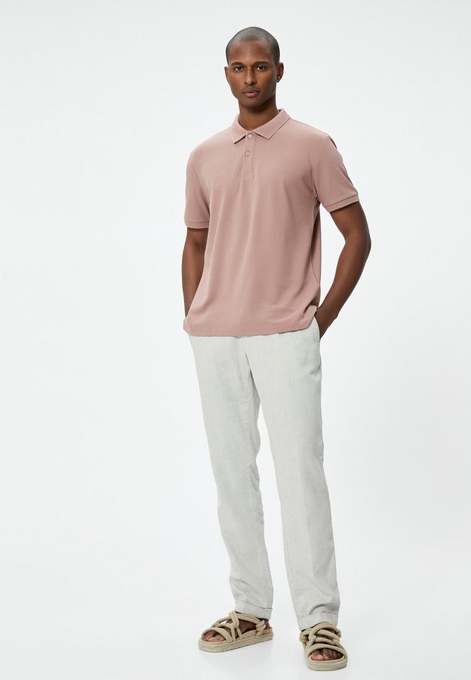 Koton T-Shirt Kurzärmelig Polokragen T-Shirt von Koton